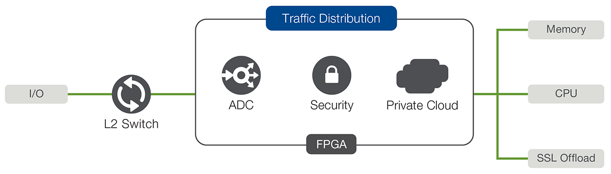 BIG-IP iSeries  architecture uses FPGA technology